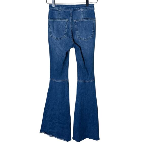 Free People Women's Sz 24 Just Float On Flare Jeans - Picture 8 of 9